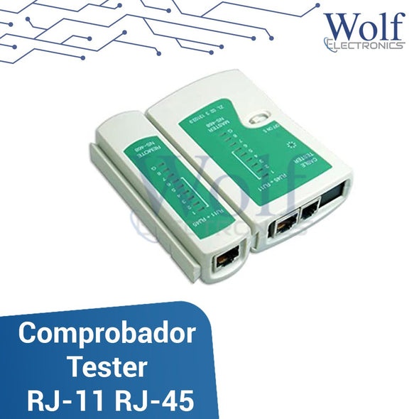 Comprobador Tester cables de Red RJ-11 RJ-45
