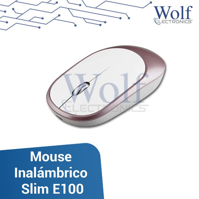 Mouse Inalámbrico Wireless Slim E100
