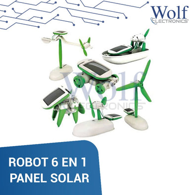 ROBOT 6 EN 1 PANEL SOLAR