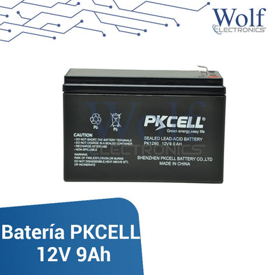Bateria recargable lead acid PKCELL 12V 9Ah