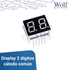 Display 2 digitos catodo comun 20x16x6mm