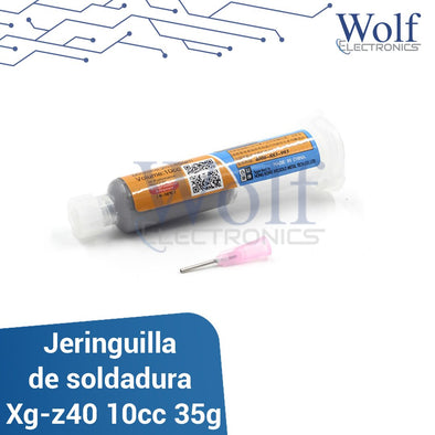 Jeringuilla de pasta de soldadura Xg-z40 10cc 35g