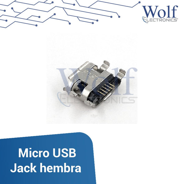 Micro usb Jack hembra