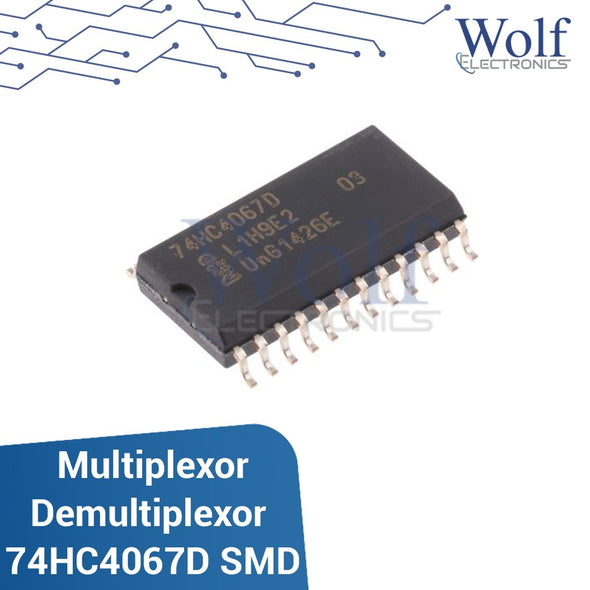 Multiplexor/Demultiplexor 74HC4067D SMD