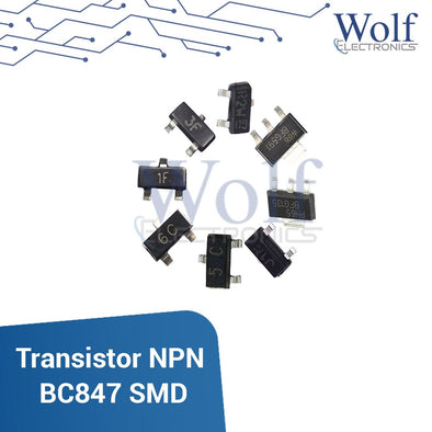 Transistor NPN BC847 SMD