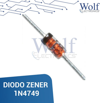 DIODO ZENER 24 V 1.3 MW 1N4749