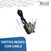 SWITCH NEGRO CON CABLE