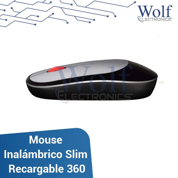 Mouse Inalámbrico Wireless Slim Recargable 360
