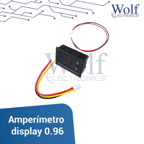 Amperimetro display 0.96"