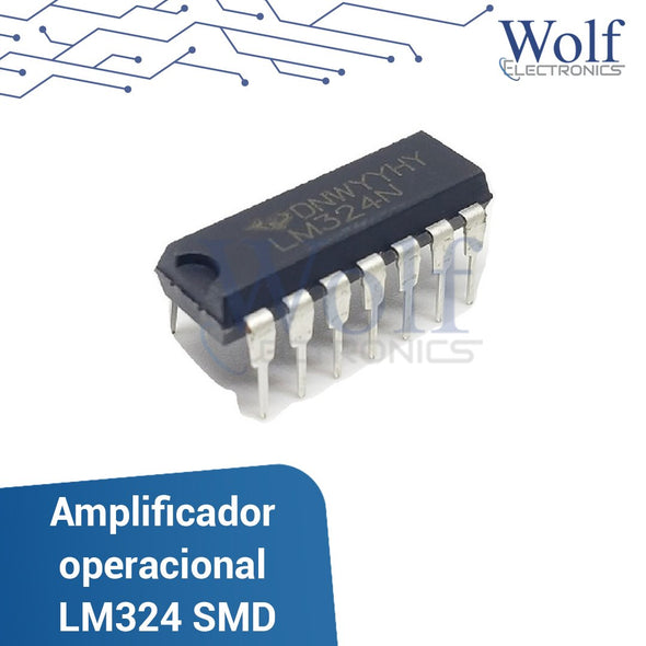 Amplificador operacional LM324 SMD