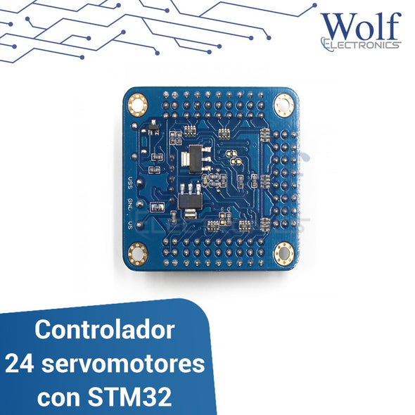 Controlador 24 servomotores con STM32