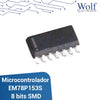 Microcontrolador EM78P153S 8 bits SMD