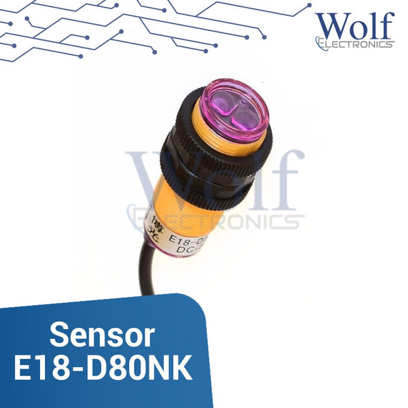 Sensor infrarrojo E18-D80NK 3-80 cm ajustable