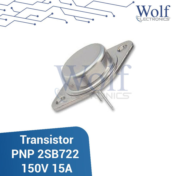 Transistor PNP 2SB722 150V 15A