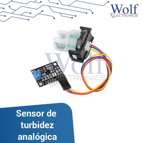 Sensor de Turbidez analogica y calidad de agua + tarjeta de acondicionamiento