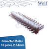 Conector Molex 16 pines 2.54mm