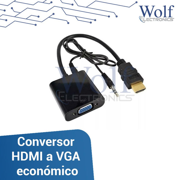 Conversor HDMI a VGA económico