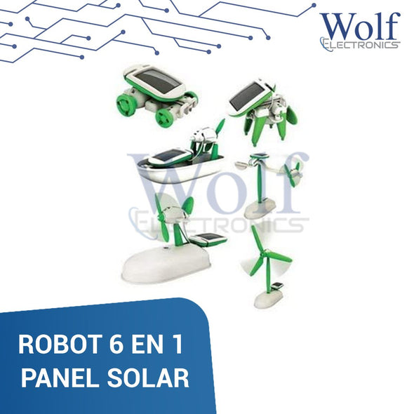 ROBOT 6 EN 1 PANEL SOLAR