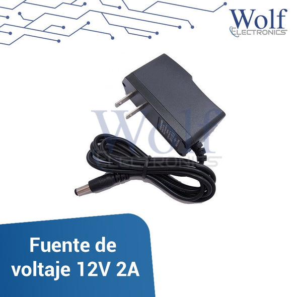 Adaptador fuente de voltaje 12V 2A