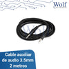 Cable auxiliar de audio 3.5mm 2 metros