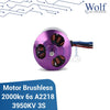 Motor Brushless 2000kv 6s A2218 3950KV 3S