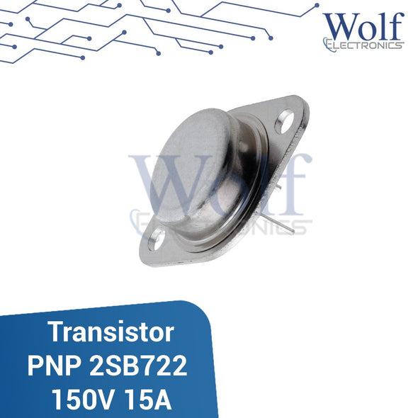 Transistor PNP 2SB722 150V 15A