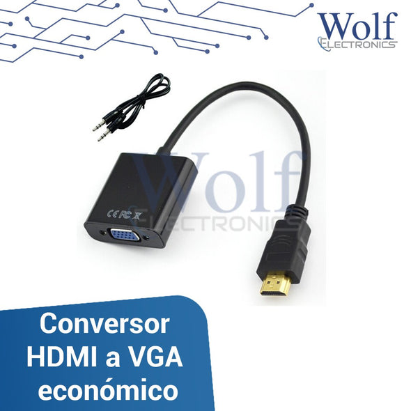 Conversor HDMI a VGA económico