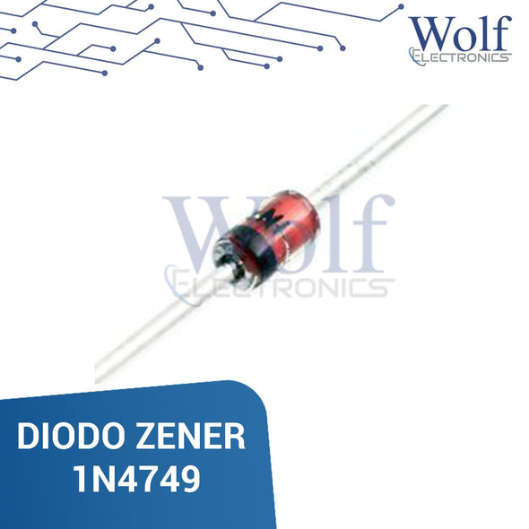 DIODO ZENER 24 V 1.3 MW 1N4749