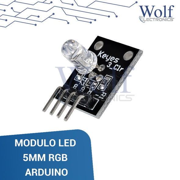 MODULO LED 5MM RGB ARDUINO 5V