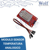 MODULO SENSOR TEMPERATURA ANALOGICO ROJO ARDUINO 3.3-5V