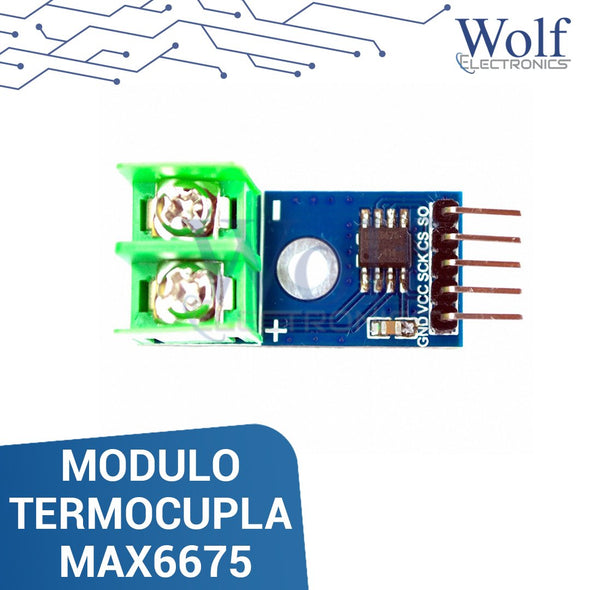MODULO TERMOCUPLA MAX6675 5V 1.5mA