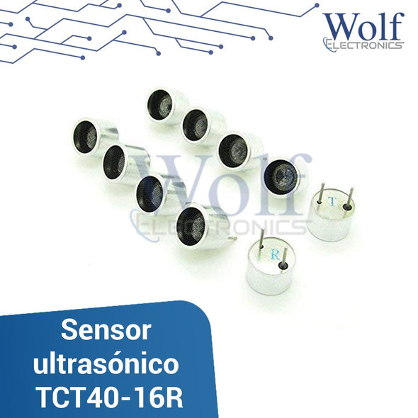 Sensor ultrasonico 16MM 40MHz TCT40-16R / T