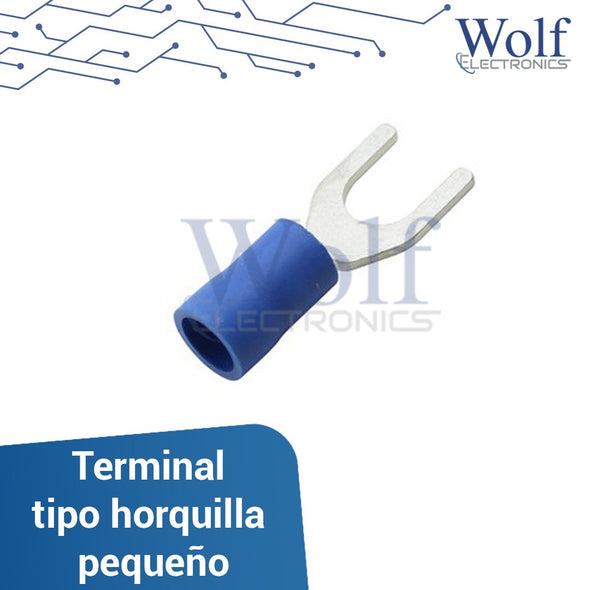 Terminal tipo horquilla pequeno