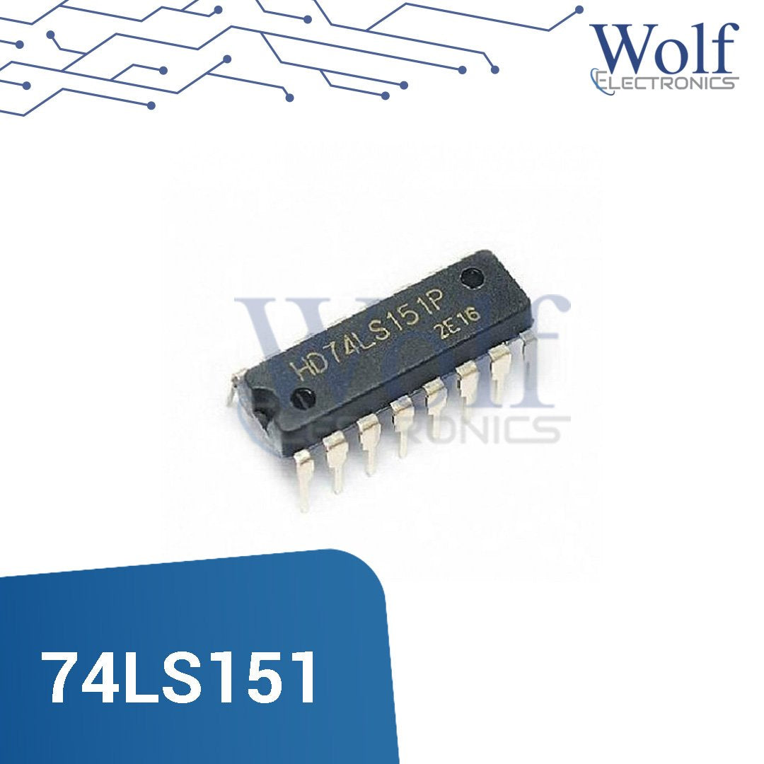 74sl151 74LS151 Multiplexor 8 a 1. Wolf Electronics – WOLF ELECTRONICS IT