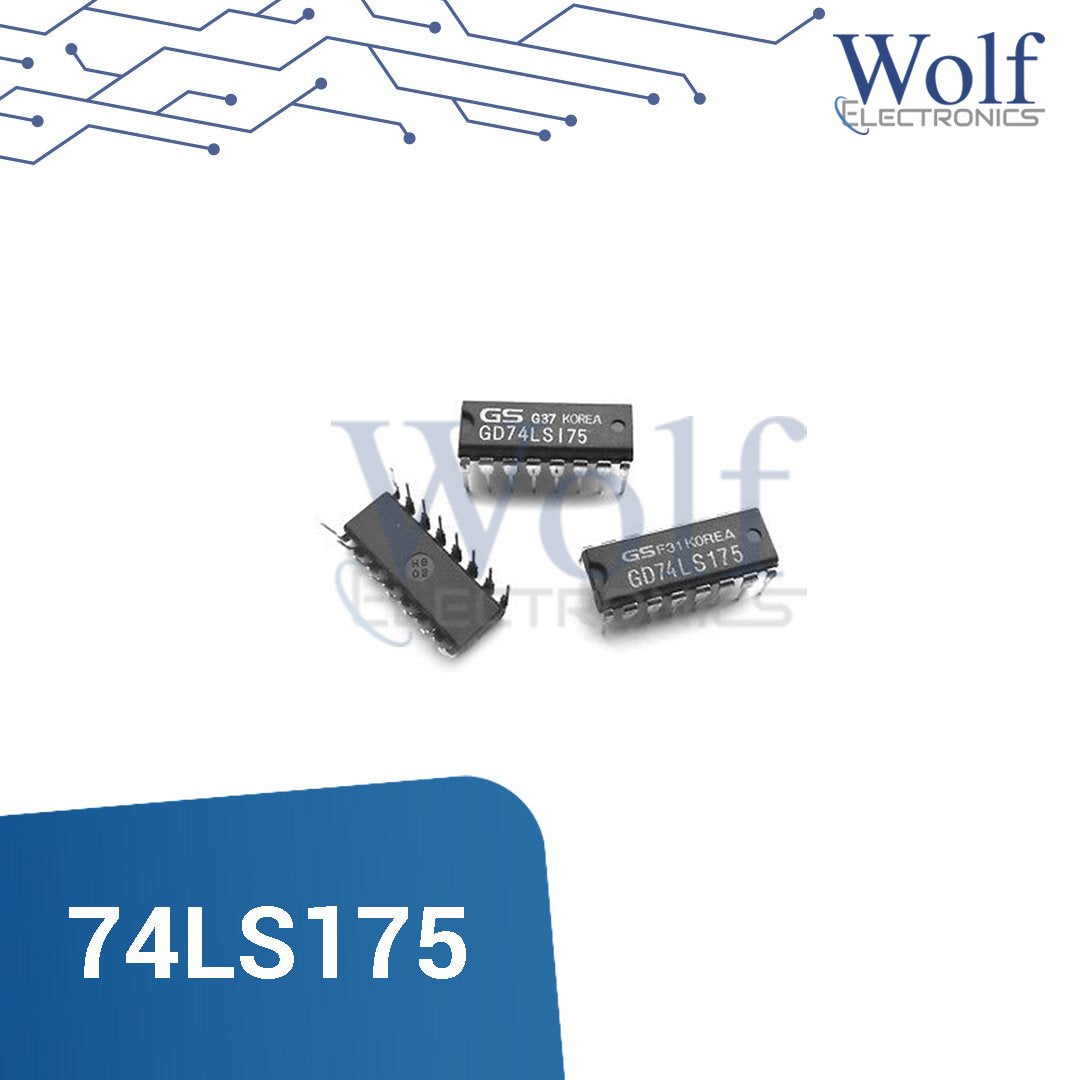Ls175 Pinout 74LS175 Flip Flop tipo D. Wolf Electronics – WOLF ELECTRONICS IT