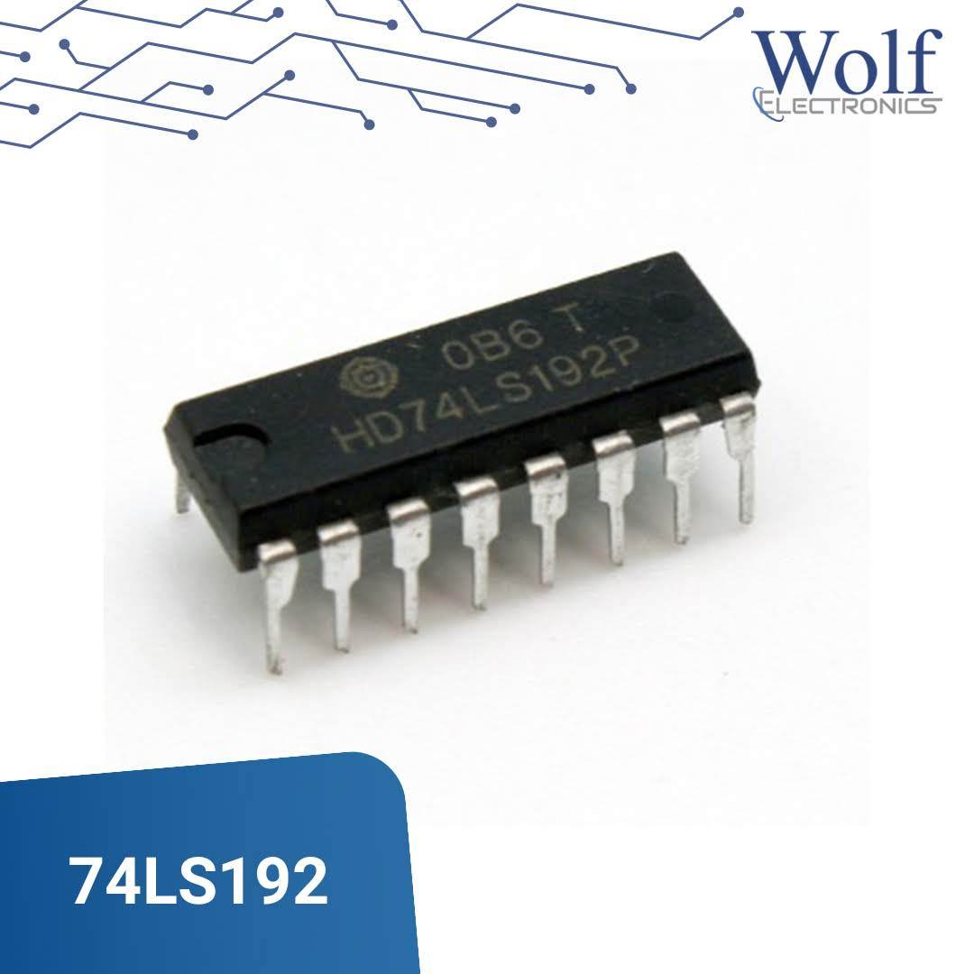 Contador BCD Ascendente/descendente 74LS192 74192. Wolf Electronics ...