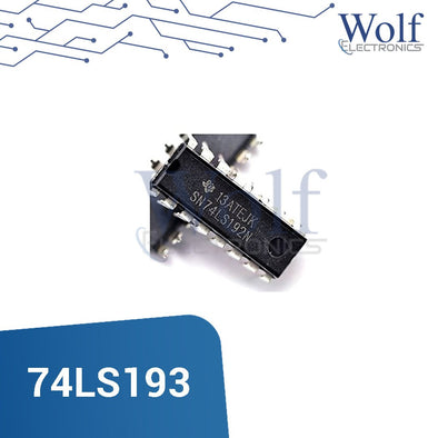 Contador BCD Ascendente/descendente 74LS192 74192