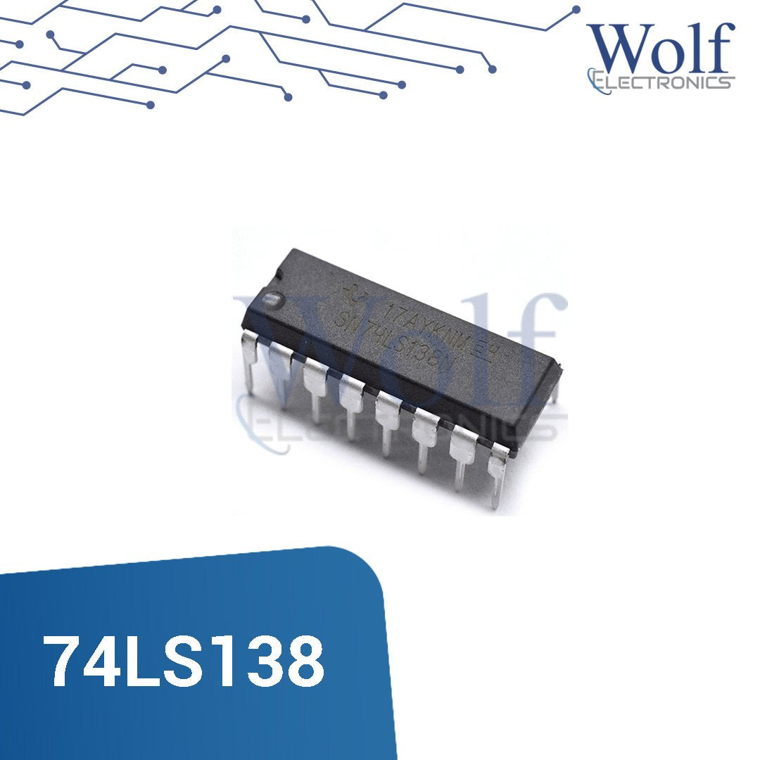 74ls138 Decodificador - Demultiplexor 3 a 8. Wolf Electronics – WOLF ...