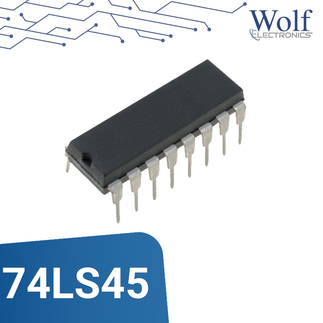 Circuito Integrado BCD a Decimal Decoder 74LS45 7445 Wolf Electronics ...