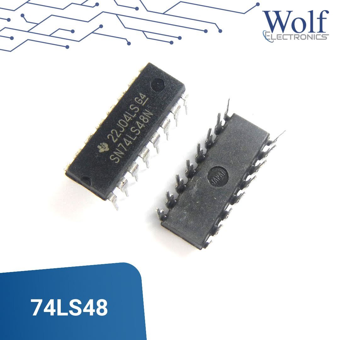 Decoder 74ls48 74LS48 Decodificador de BCD a siete segmentos. Wolf Electronics – WOLF ...