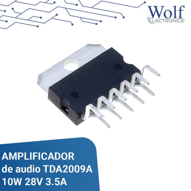 Amplificador de Audio TDA2009A 25W 28V 3.5A