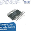 Amplificador de Audio dual 20W LM1876