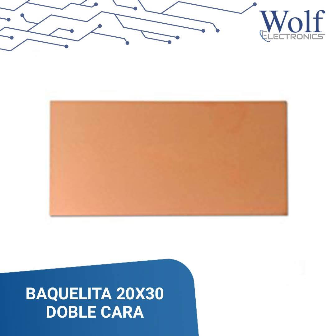 BAQUELITA 20X30 cm DOBLE CARA. Wolf Electronics – WOLF ELECTRONICS IT