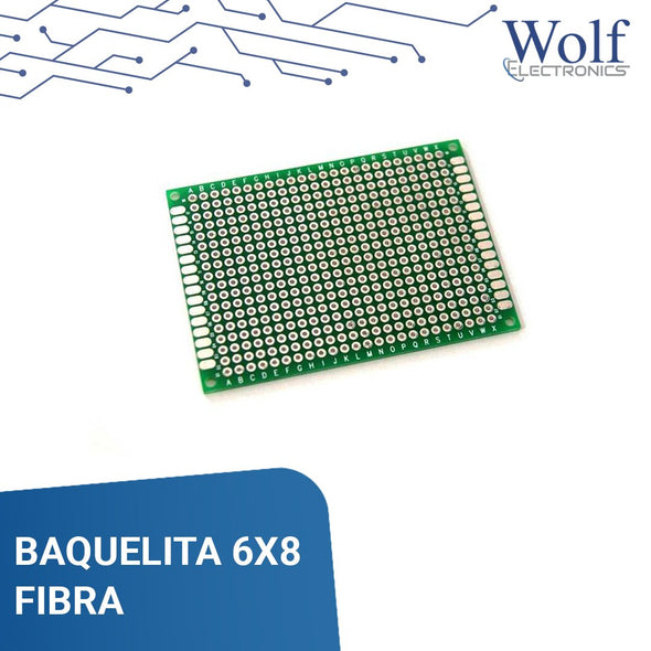 BAQUELITA 6X8 FIBRA