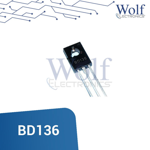 Transistor PNP 45V 1.5A BD136