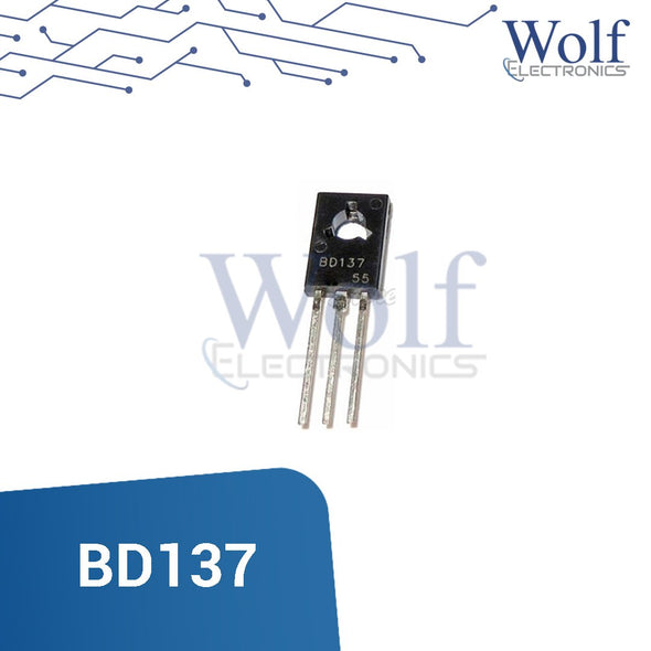 Transistor BD137 60V 1.5 A