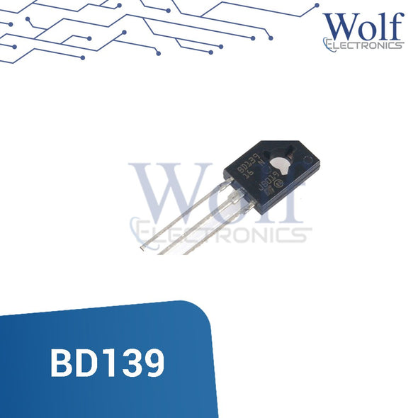 TRANSISTOR BD139 NPN 80 V 1.5 A