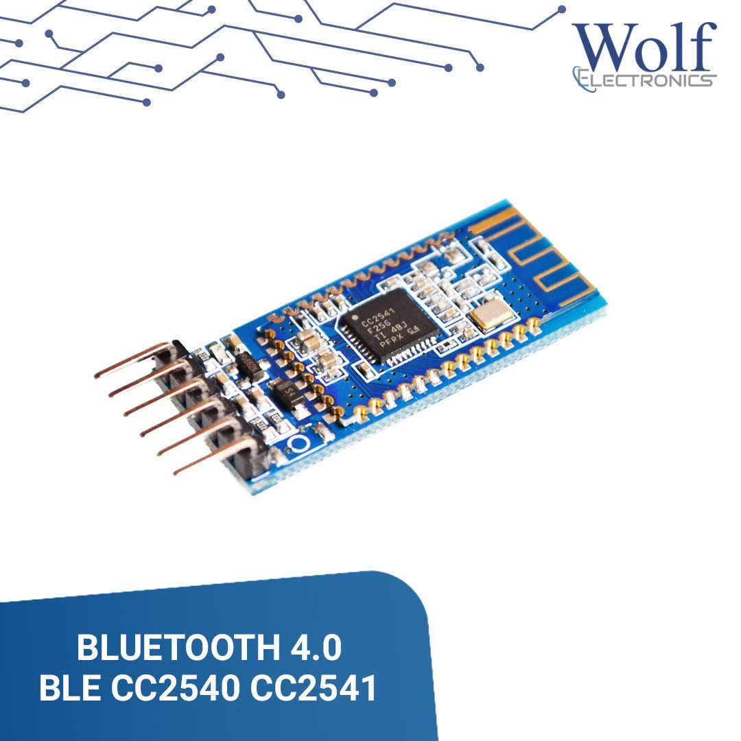Modulo Bluetooth 4.0 BLE CC2540 3V. Wolf Electronics – WOLF ELECTRONICS IT