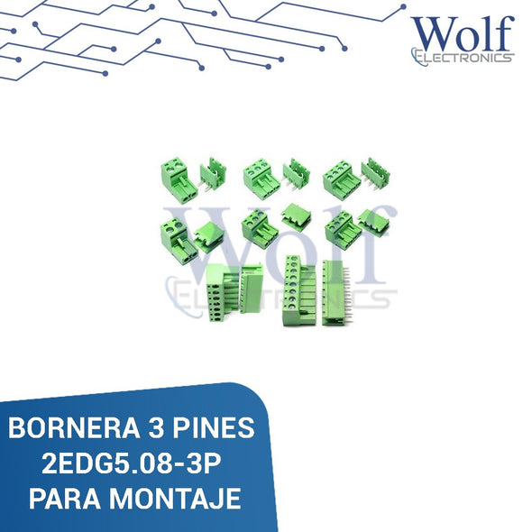 BORNERA 3 PINES 2EDG5.08-3P PARA MONTAJE