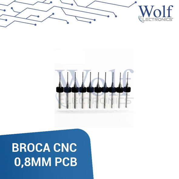 BROCA CNC 0,8MM PCB